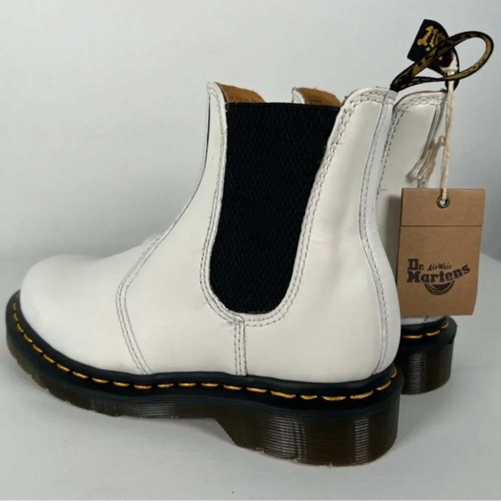 NWT DR. MARTENS 2976YS Smooth LEATHER PLATFORM CHELSEA BOOTS Size 4 US M 5‎ US L